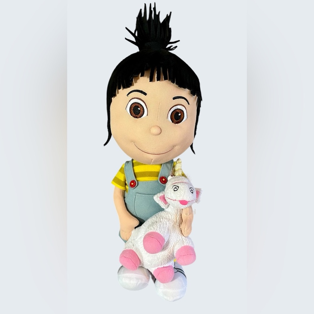 Universal Studio Despicable Me Minion Agnes Plush Girl Doll with Unicorn